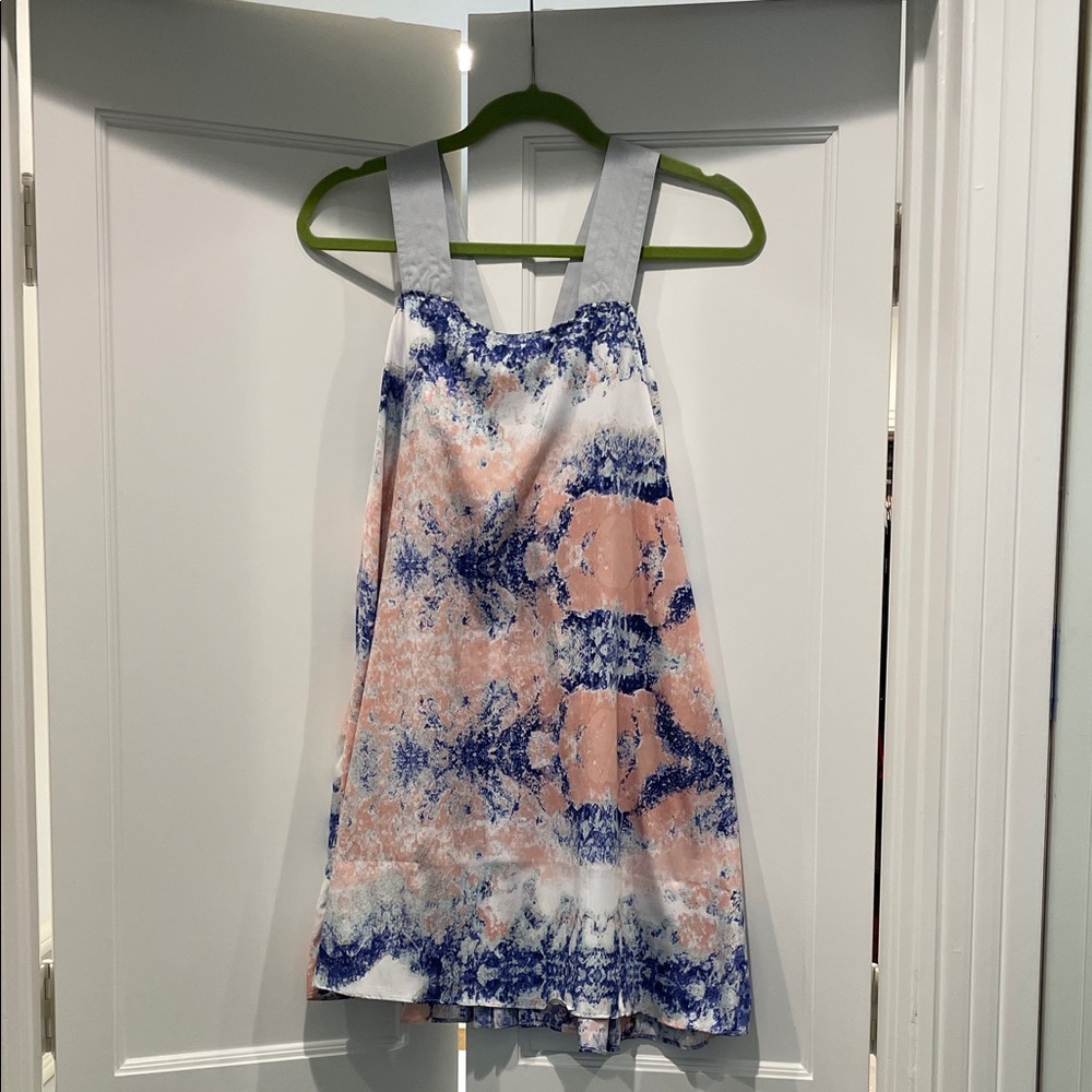 W118 by Walter Baker Blue and Pink Mini Dress